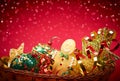 New Year 2016. Merry Christmas. Party decoration Royalty Free Stock Photo