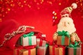 New Year 2016. Merry Christmas. Santa Claus and Royalty Free Stock Photo