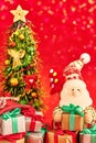 New Year 2016. Merry Christmas. Santa Claus and Royalty Free Stock Photo