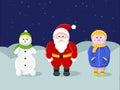 New year and Merry Christmas. Santa Claus Royalty Free Stock Photo