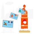 New Year 2021 Merry Christmas Santa mailbox Letter