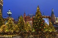 New Year Moscow, the festival `Journey to Christmas`. Fairy-tale forest on Manezhnaya Square