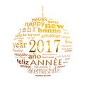 202017 new year multilingual text word cloud greeting card