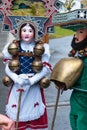 New Year Mummers (Silvesterchlausen) in Urnasch, Appenzell Royalty Free Stock Photo