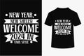 New Year, New Shells! Welcome 2024 in Unix Style T-shirt Design