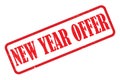 New year offer stamp