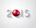 2015 New year original modern background template Royalty Free Stock Photo