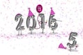 New Year 2016 party humor Royalty Free Stock Photo