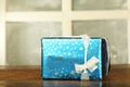 New year present in box Royalty Free Stock Photo