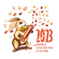 New Year of the rabbit 2023