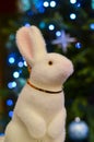 New Year rabbit Royalty Free Stock Photo