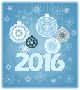 New year`s card Royalty Free Stock Photo