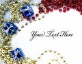 New Year's congratulatory card Royalty Free Stock Photo