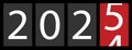 2025 New Year\'S Countdown. Happy New Year 2025 Countdown Clocks. 2025 Analog New year counter