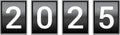 2025 New Year\'S Countdown. Happy New Year 2025 Countdown Clocks. 2025 Analog New year counter. Electric counter