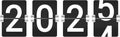 2025 New Year\'S Countdown. Happy New Year 2025 Countdown Clocks. 2025 Analog New year counter. Electric counter