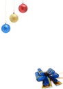 New Year's decorations of red yellow and blue color 1 Royalty Free Stock Photo