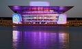 Purple Copenhagen Opera at New Year`s Eve