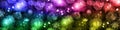 New Year`s Eve fireworks background large banner colorful years