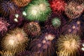 New Year`s Eve fireworks background years year firework Royalty Free Stock Photo