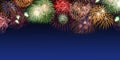 New Year`s Eve fireworks copyspace copy space banner years year