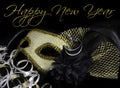 New Year`s Eve carnival mask Royalty Free Stock Photo