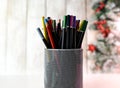 New Year's gift colored pencils for children