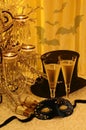 New Year's masquerade Royalty Free Stock Photo