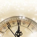 New Year's at midnight Royalty Free Stock Photo