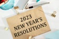 New Year\'s Resolution Texton the white background