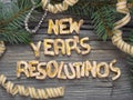 New Year`s Resolutions concept