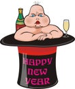 New year`s ugly baby