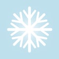 New year snowflake winter Icon Royalty Free Stock Photo