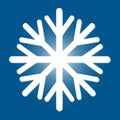 New year snowflake winter Icon Royalty Free Stock Photo