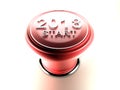 New Year 2018 Start pushbutton Royalty Free Stock Photo