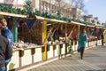 New year street market. Sale in Krasnodar