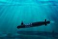 2024 new year submarine in the deep sea