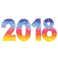 2018 new year two thousand eighteen