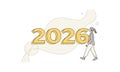 2026 New Year Vector Collection Royalty Free Stock Photo
