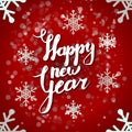 New Year vector greeting card Royalty Free Stock Photo