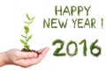 New year 2016 Royalty Free Stock Photo