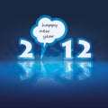 New Years Card Royalty Free Stock Photo