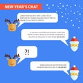 New years chat template