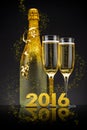 2016 New Years Eve Royalty Free Stock Photo