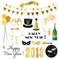 New years eve clipart Royalty Free Stock Photo