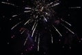 New Years Eve fireworks Royalty Free Stock Photo