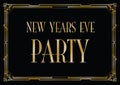 New years eve party background Royalty Free Stock Photo