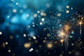 New years holiday firework sparkling background