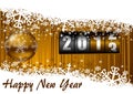 New years illustration Royalty Free Stock Photo