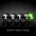 2016 new years illustration Royalty Free Stock Photo